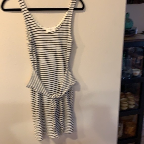 Everly medium navy and cream striped tank dress - Picture 9 of 13